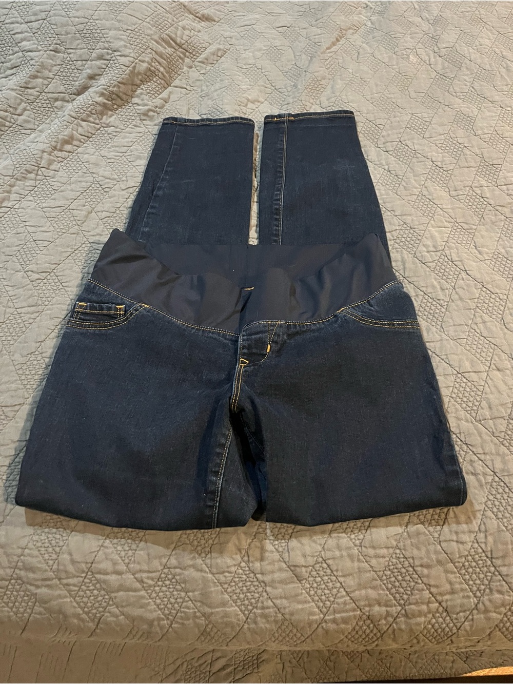 Old Navy Dark Blue Maternity Skinny Jeans with Stretch Panel